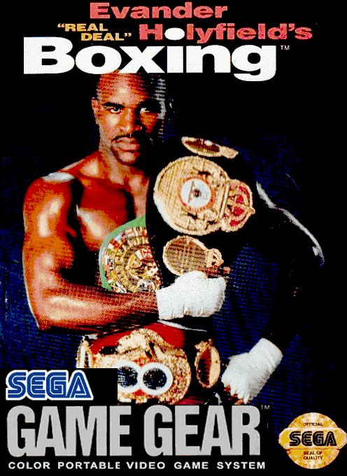 Evander Holyfield's Real Deal Boxing box art