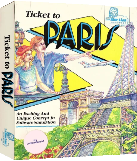 Ticket to Paris — box-3D (US)