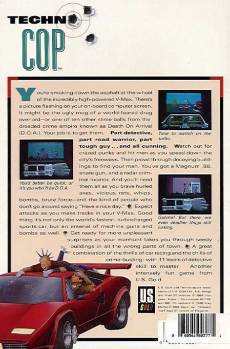 Techno Cop — box-2D-back (US)