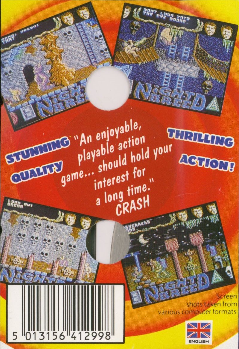 Clive Barker's Nightbreed: The Action Game — box-2D-back (UK)