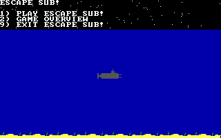 Escape Sub! box art
