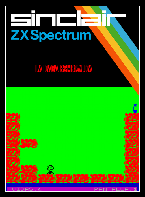 Daga Esmeralda, La box art