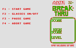3D Break-Thru — sstitle (WOR)