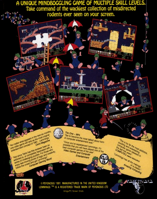 Lemmings — box-2D-back (EU)