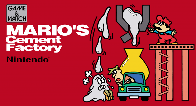 Mario's Cement Factory box art