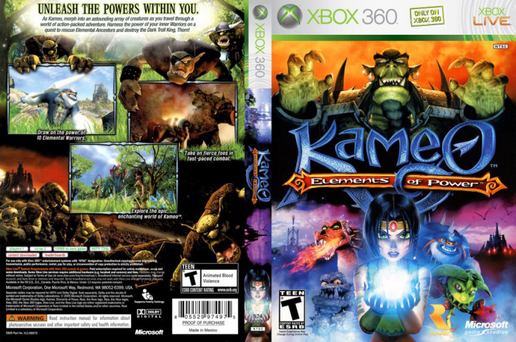 Kameo - Elements of Power — box-texture (US)