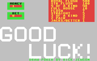Draw Poker — sstitle (WOR)