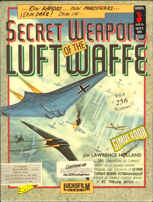 Secret Weapons Of The Luftwaffe — box-2D (SP)