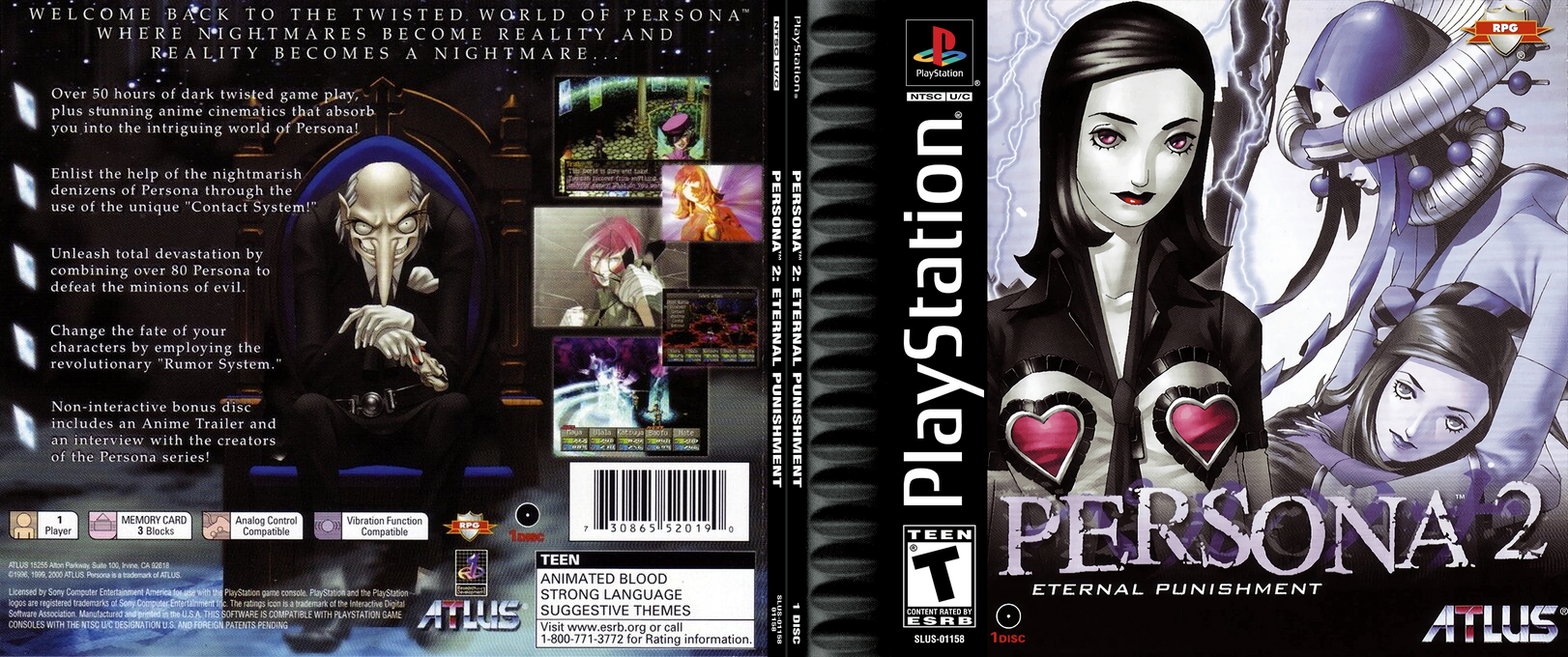 Persona 2 - Eternal Punishment — box-texture (US)