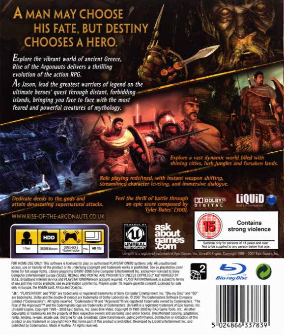 Rise of the Argonauts — box-2D-back (UK)