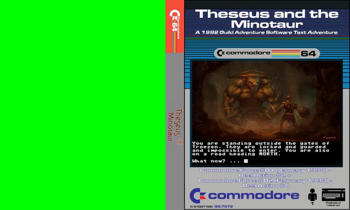 Theseus and the Minotaur — box-texture (CUS)
