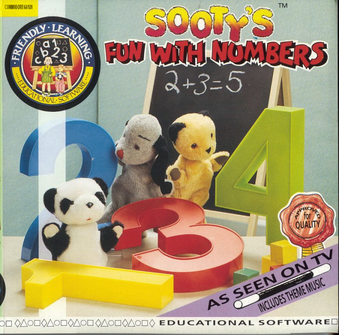 Sooty's Fun With Numbers box art