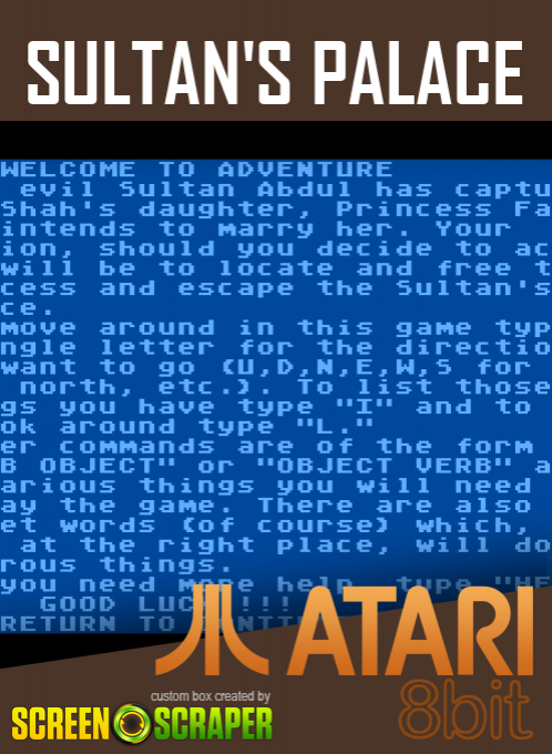Sultan's Palace — box-2D (SS)
