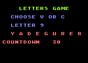 Computer Countdown — ss (WOR)