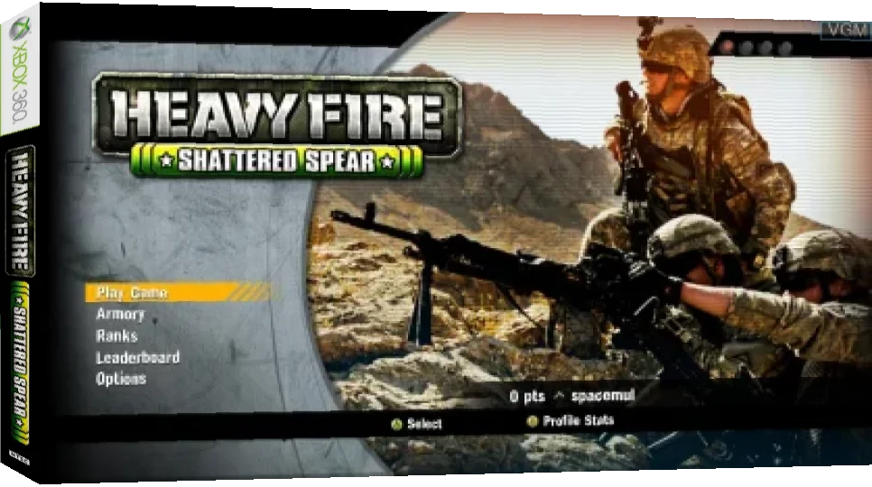 Heavy Fire - Shattered Spear — box-3D (EU)