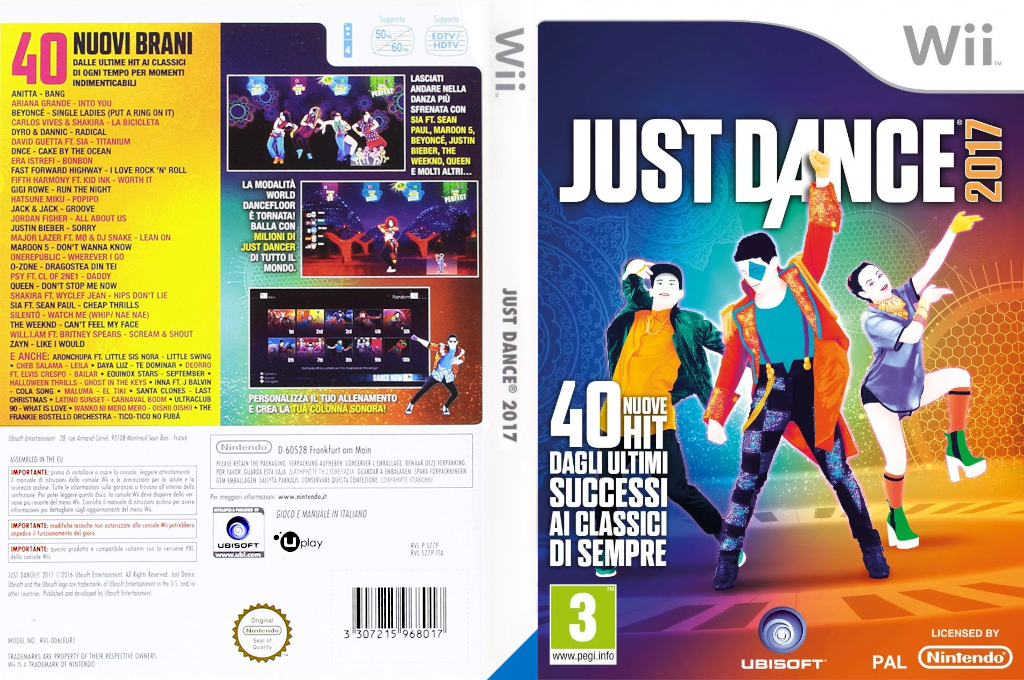 Just Dance 2017 — box-texture (IT)