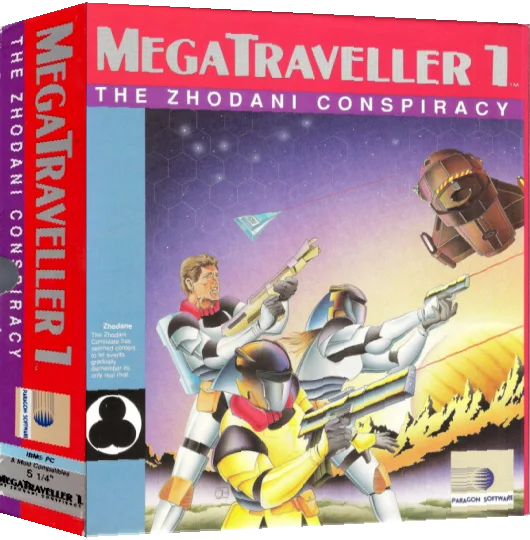 Megatraveller 1 - The Zhodani Conspiracy — box-3D (US)