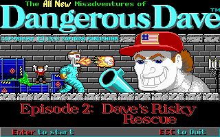 Dangerous Dave's Risky Rescue — sstitle (WOR)