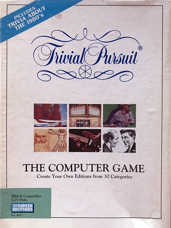 Trivial Pursuit - The Computer Game box art