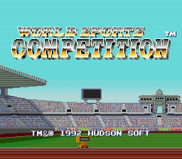 World Sports Competition — sstitle (WOR)