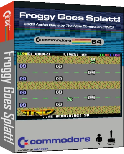 Froggy Goes Splatt! — box-3D (CUS)