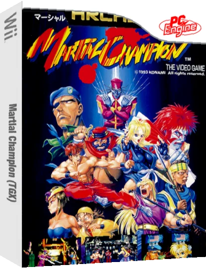 Martial Champion — box-3D (JP)