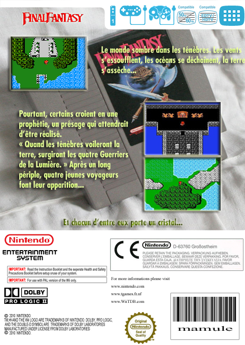 Final Fantasy — box-2D-back (FR)