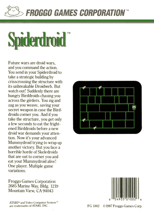 Spiderdroid — box-2D-back (US)