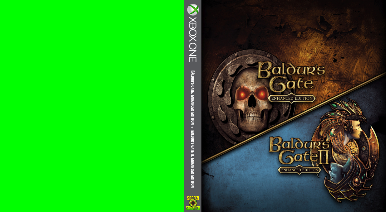 Baldur's Gate: Enhanced Edition + Baldur's Gate II: Enhanced Edition — box-texture (WOR)