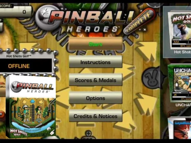 Pinball Heroes - Hot Shots Golf — mixrbv2 (US)