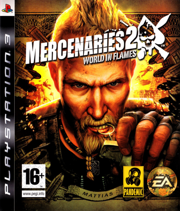Mercenaries 2 - World in Flames — box-2D (FR)