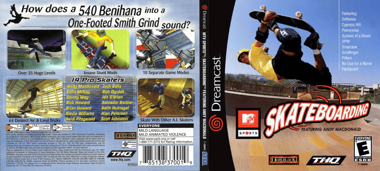 MTV Sports - Skateboarding featuring Andy Macdonald — box-texture (US)