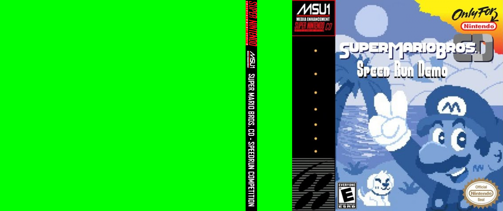 Super Mario Bros. CD - Speedrun Competition — box-texture (WOR)