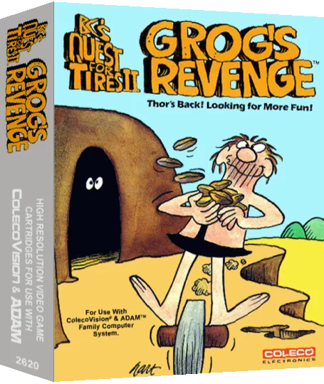 BC's Quest for Tires II - Grog's Revenge — box-3D (US)