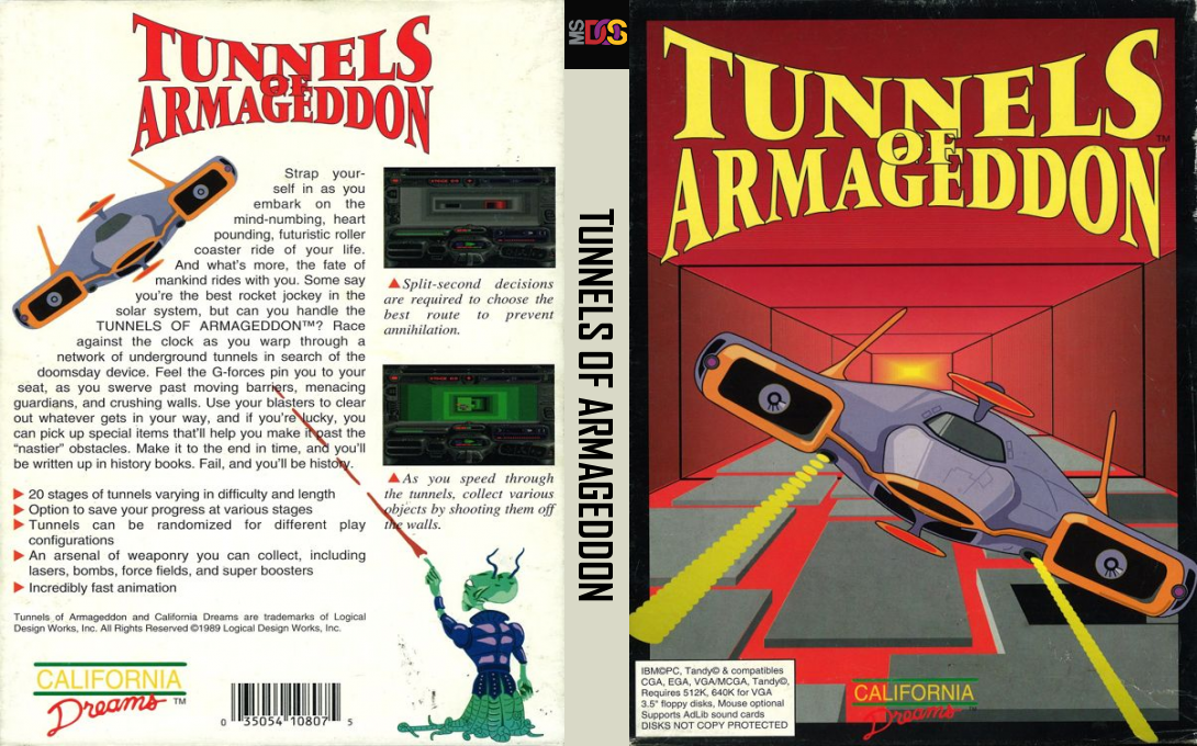Tunnels Of Armageddon — box-texture (EU)