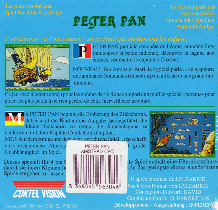 Peter Pan — box-2D-back (EU)