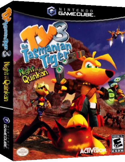 Ty the Tasmanian Tiger - Night of the Quinkan — box-3D (US)