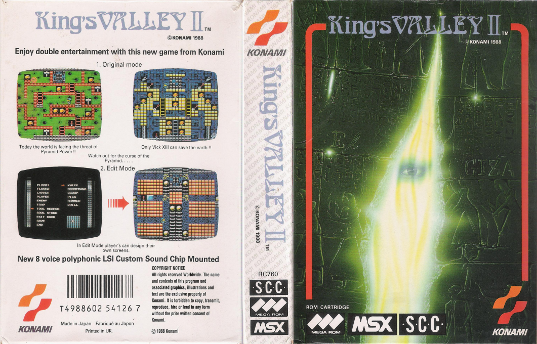 King's Valley II — box-texture (EU)