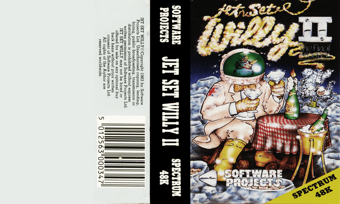 Jet Set Willy 2 - The Final Frontier — box-texture (UK)