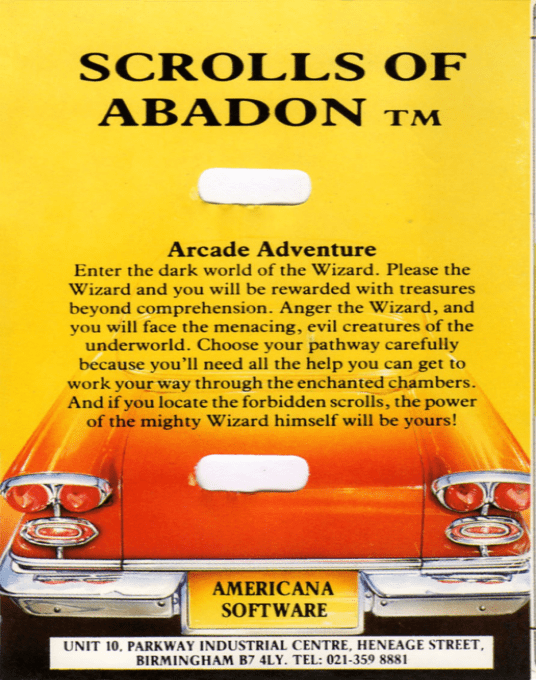 The Scrolls of Abadon — box-2D-back (EU)
