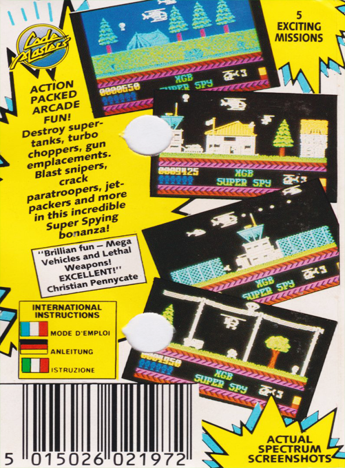 KGB Super Spy — box-2D-back (WOR)