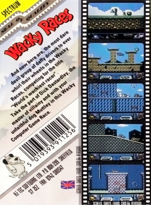 Wacky Races — box-2D-back (EU)
