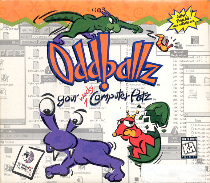 Oddballz: Your Wacky Computer Petz box art