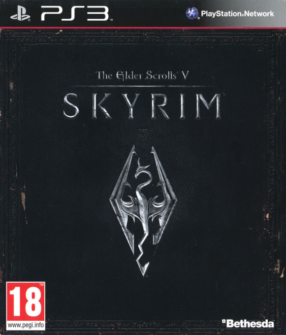 Elder Scrolls V, The - Skyrim — box-2D (UK)