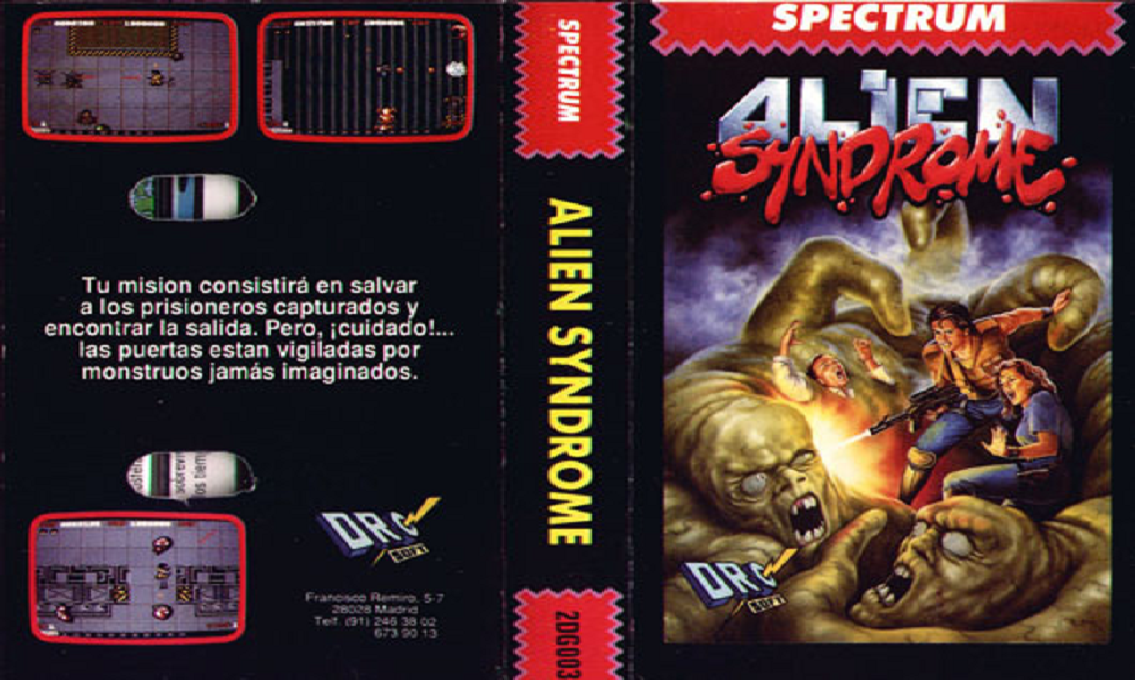 Alien Syndrome — box-texture (SP)