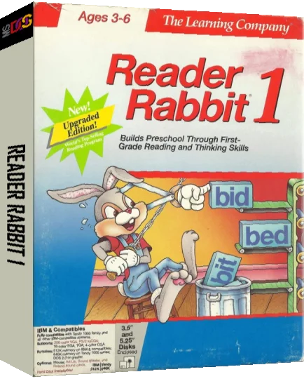 Reader Rabbit 1 — box-3D (US)
