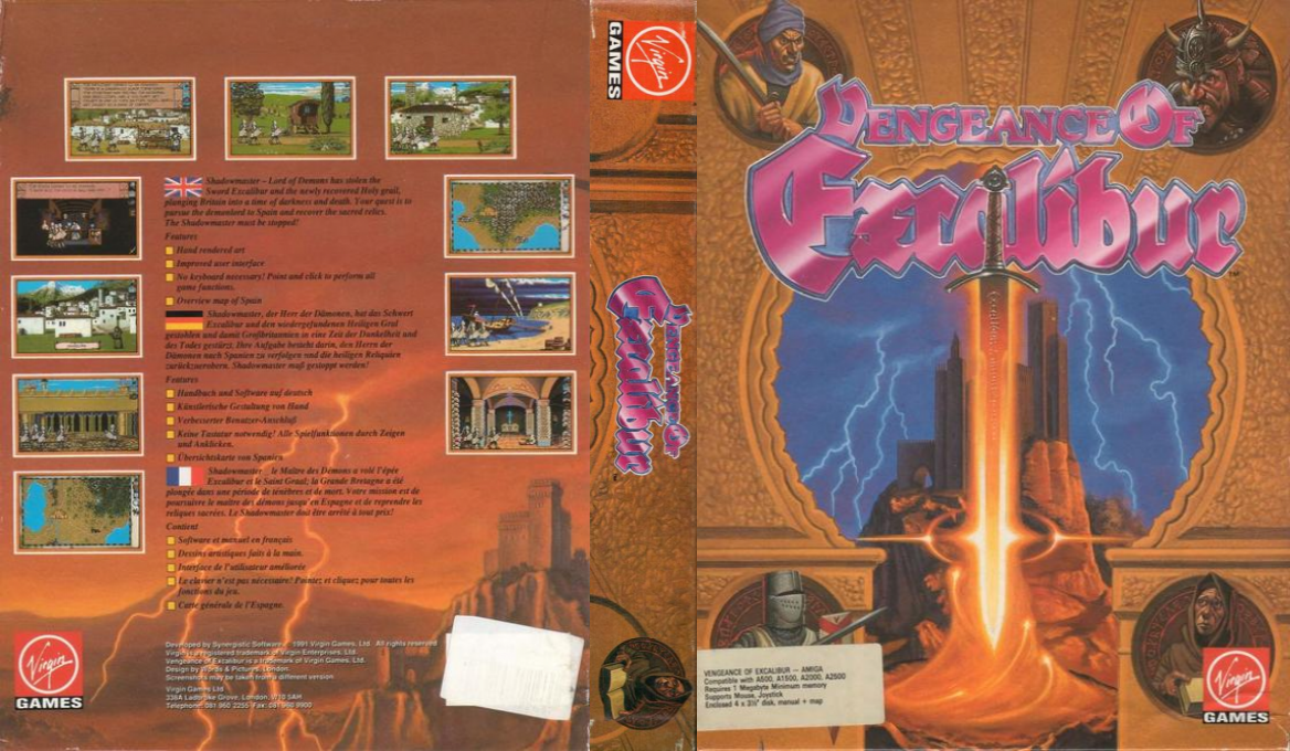 Vengeance of Excalibur — box-texture (EU)
