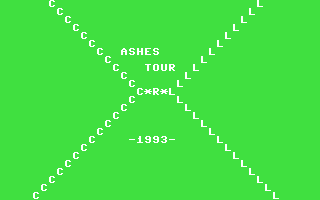 Ashes Tour 1993 — sstitle (WOR)