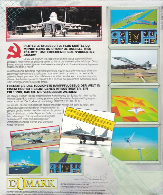 MiG-29M Super Fulcrum — box-2D-back (EU)