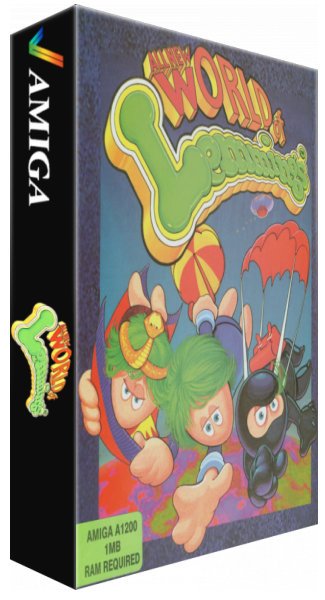All New World of Lemmings — box-3D (WOR)
